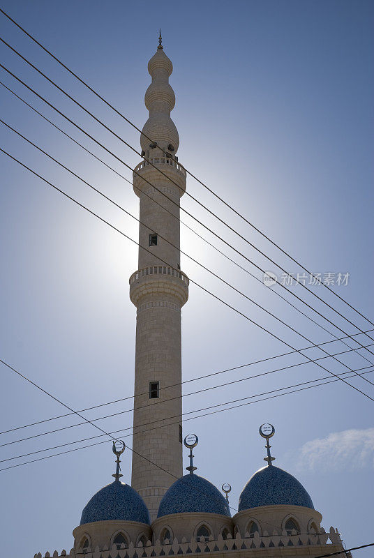 巴勒斯坦Zababdeh镇的清真寺