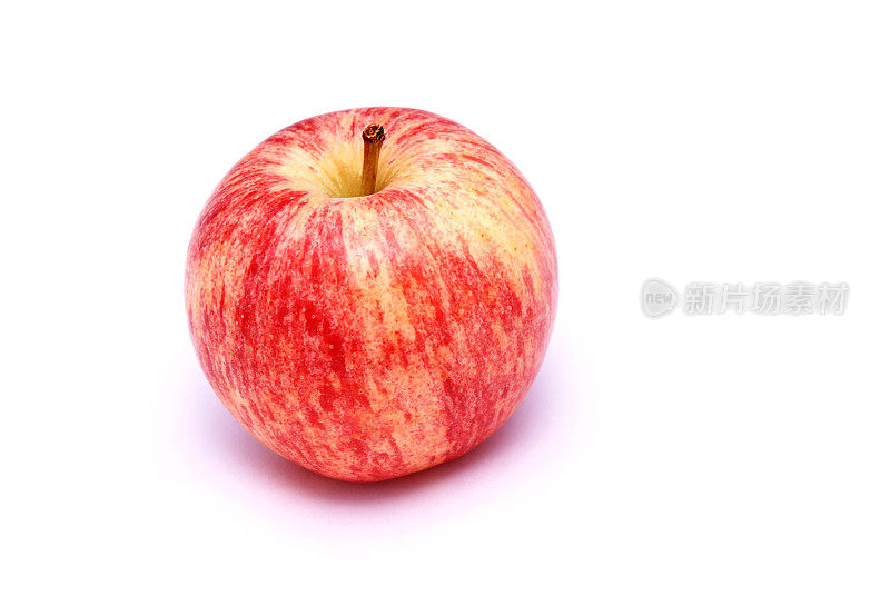 加拉苹果孤立在白色上