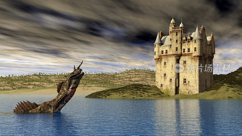 尼斯湖水怪和苏格兰城堡