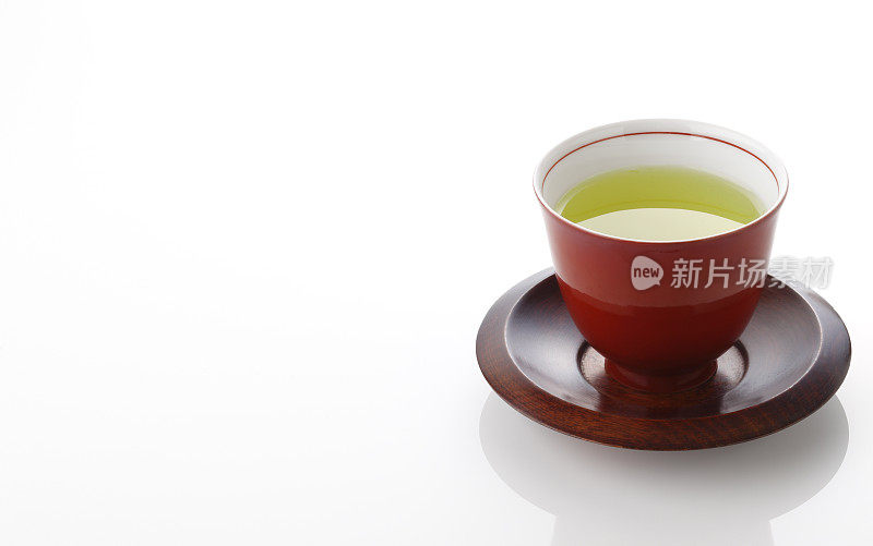 瓷杯日本绿茶