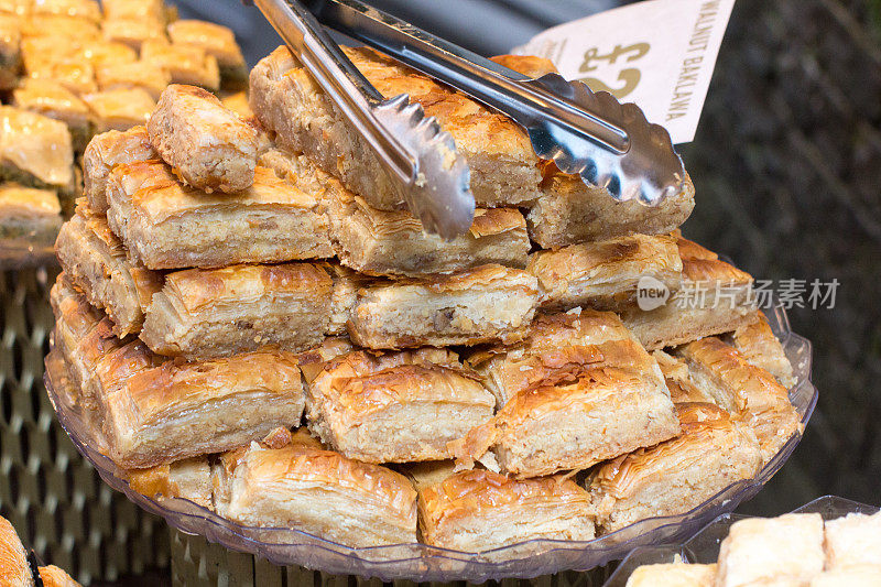 伦敦博罗市场的Baklava