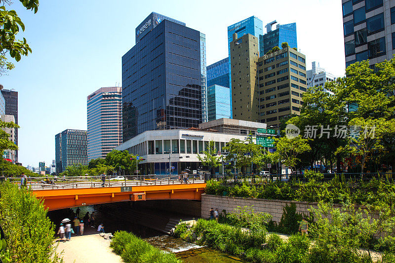 首尔清溪川溪公园-韩国