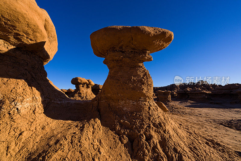 犹他州峡谷地区的hoodoo