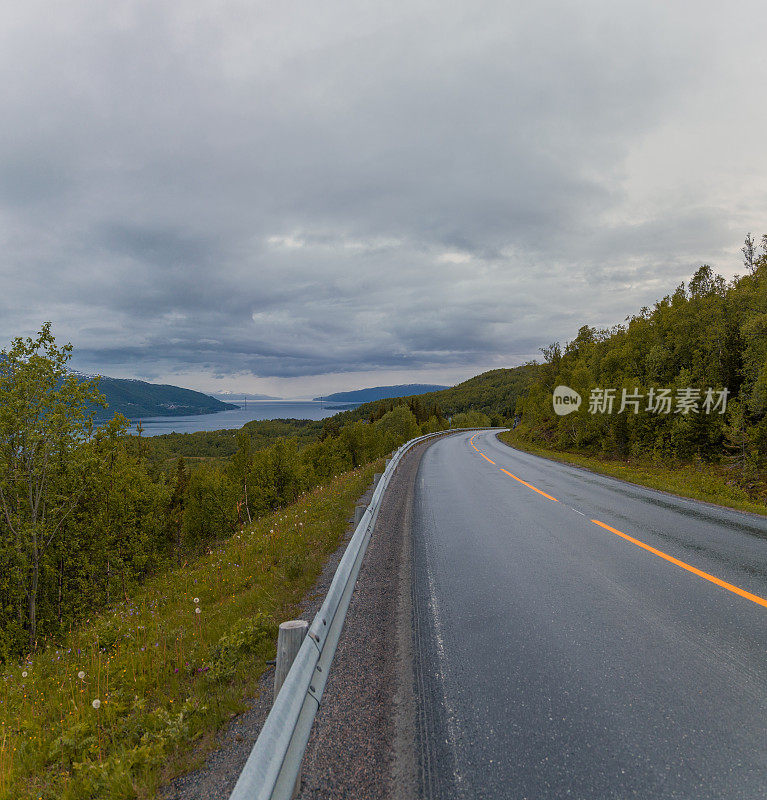 挪威的山路