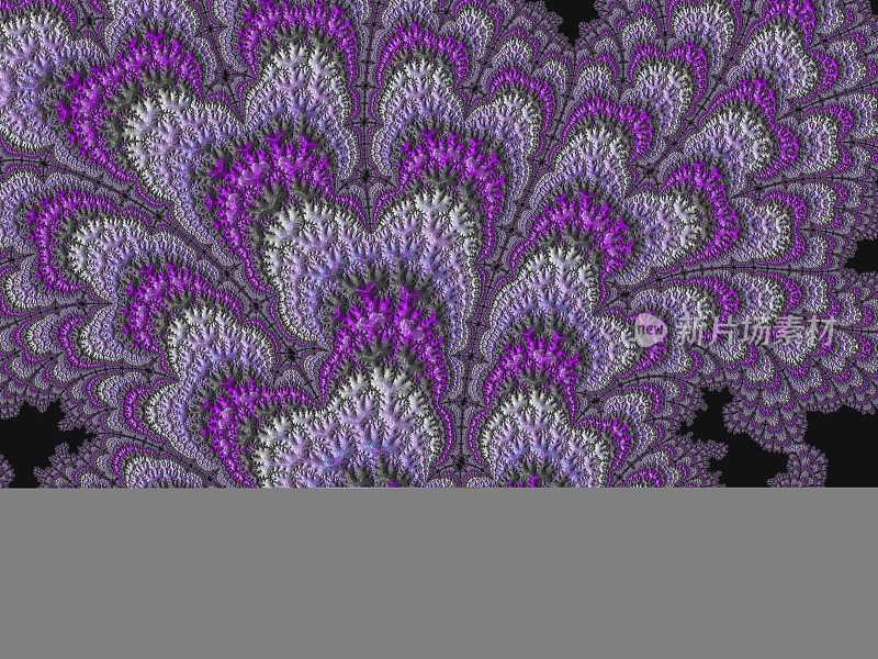 高分辨率多色分形背景，图案让人联想到花瓣。