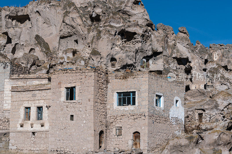 Soğanlı土耳其Kayseri的一个被遗弃的洞穴城市