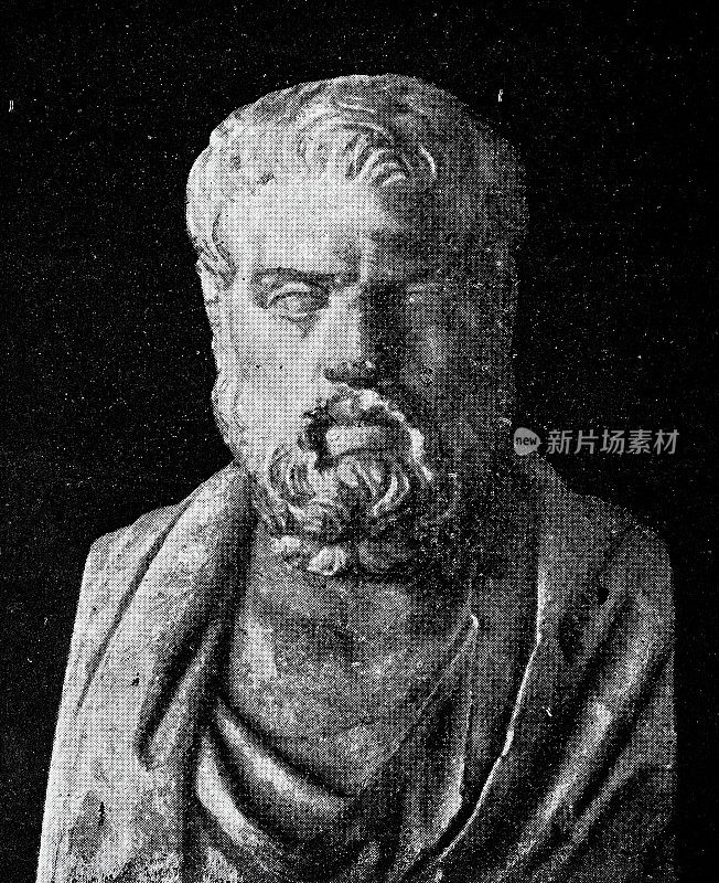 古典希腊语，狄奥克里特半身像，诗人