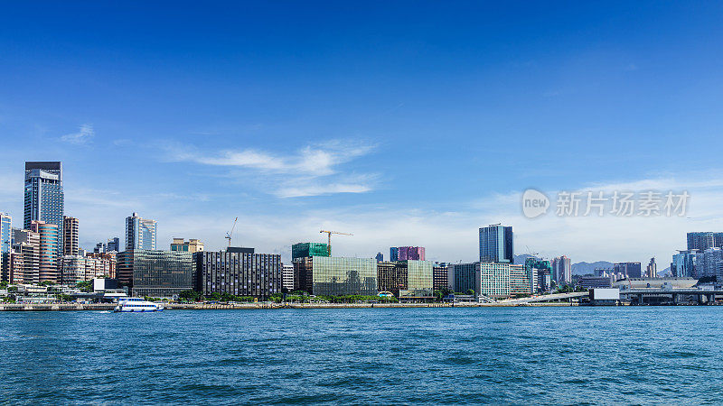 中国九龙海滨全景香港港湾