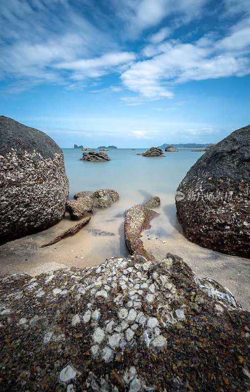 长时间曝光海景