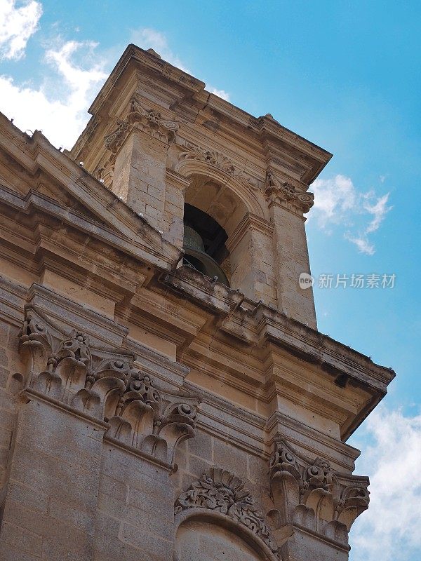 圣乔治大教堂右边的钟楼维多利亚戈佐