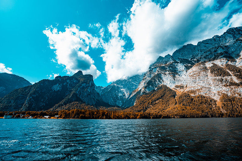 美景Königssee，巴伐利亚