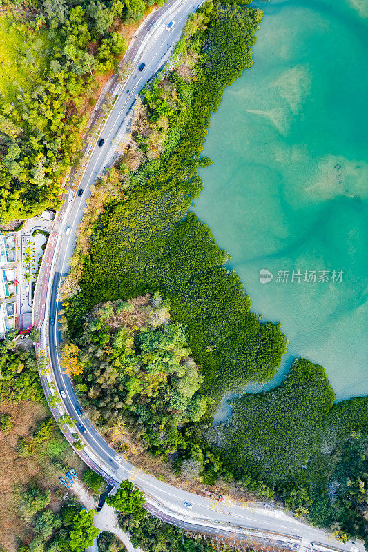 香港的海滩景色