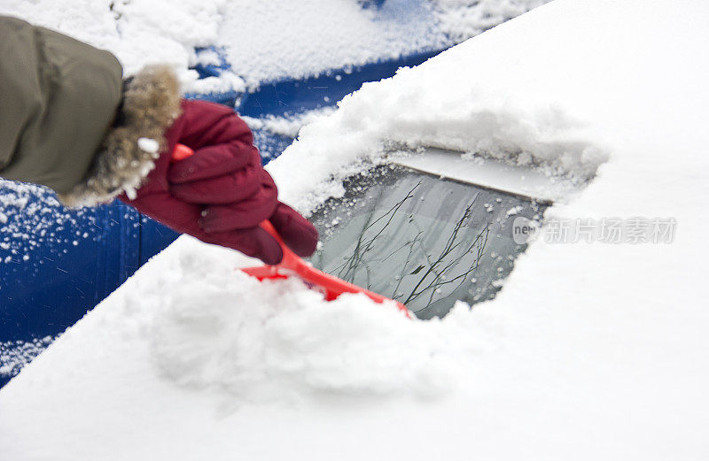 雪灾后洗车