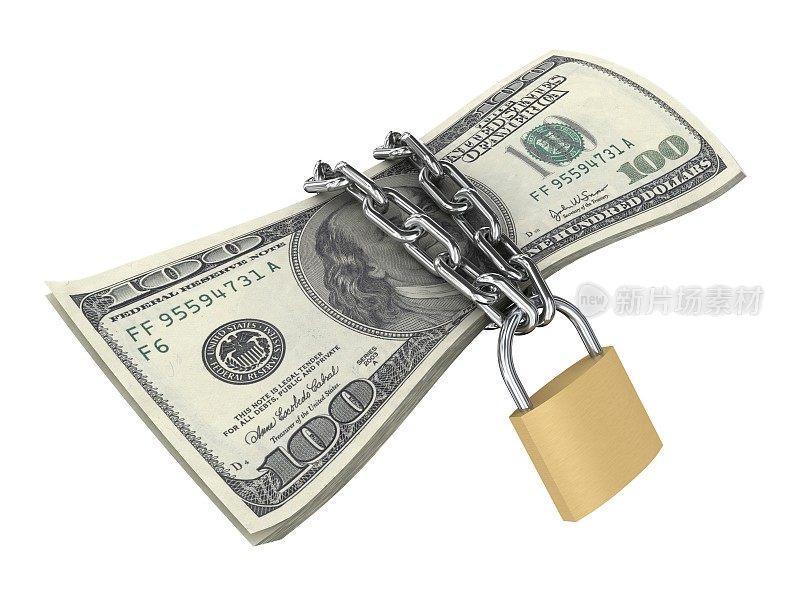 货币美元金融保险保护锁