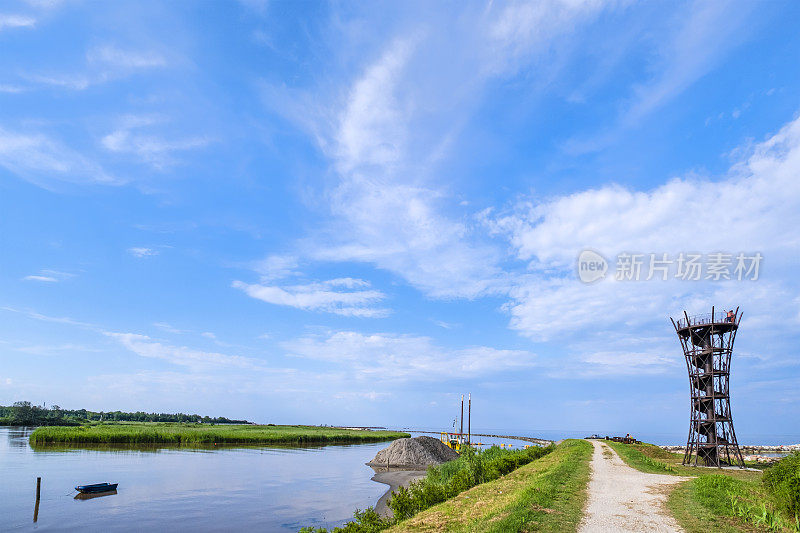 阿迪杰河口(意大利，威尼托)