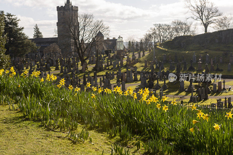 英国英格兰苏格兰斯特林的老城公墓