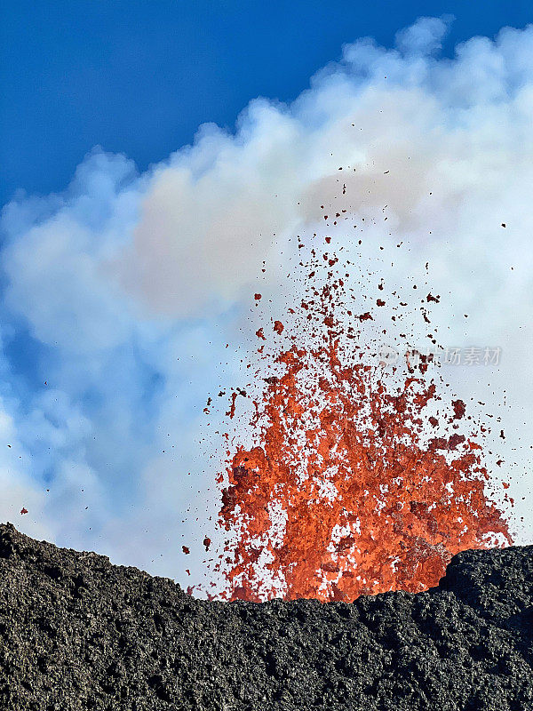 fagradalsjall火山正在喷发