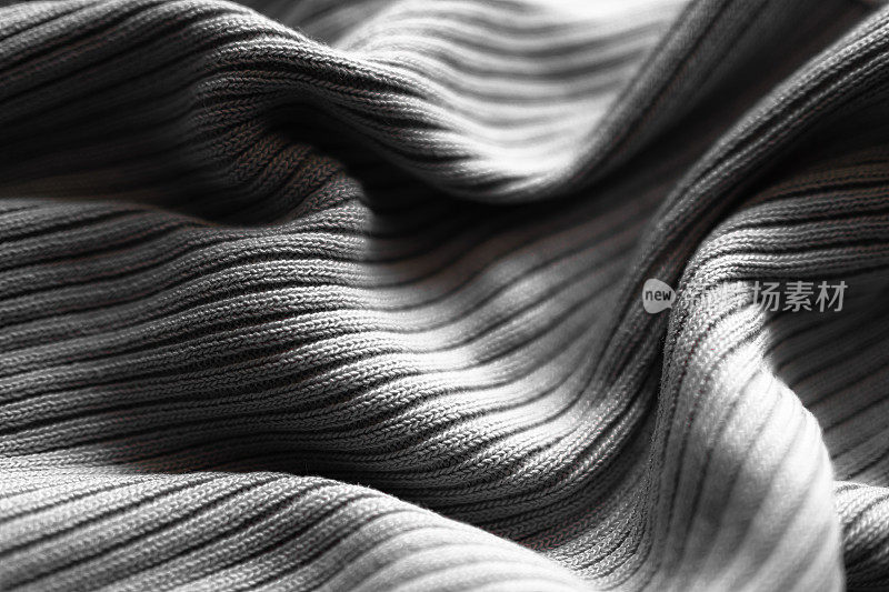 灰色织物窗帘图案亚麻织物编织银黑色材质棉布帆布纹理波浪地毯天鹅绒纺织品深色无缝背景线编织结构灰色壁纸牛仔布编织米色垫子。