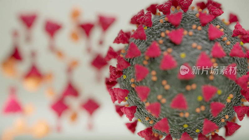 病毒3D病毒宏摄影高质量
