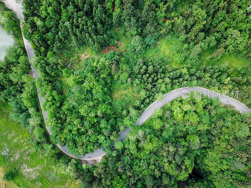 中国张家界天门山国家公园山路