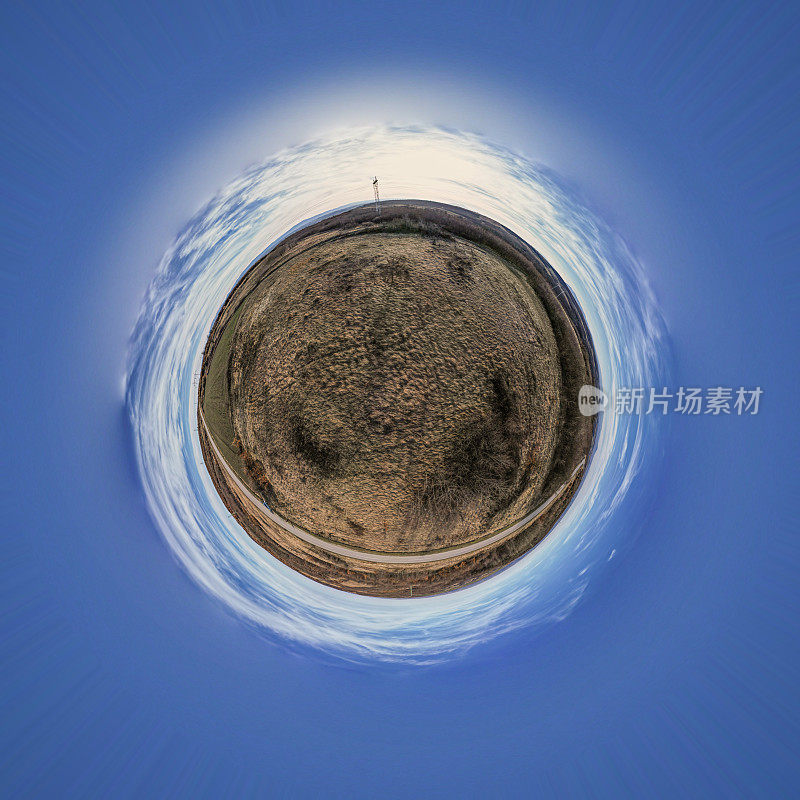 360°的自然全景和车行道