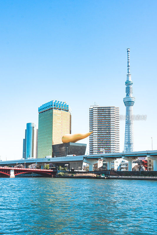 隅田城景中的东京Skytree建筑