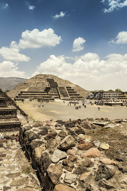 Teotihuacán，考古遗址。墨西哥的州。墨西哥。