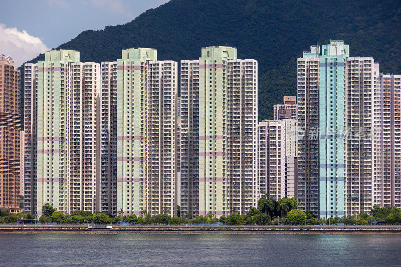 香港新界马鞍山的住宅大厦