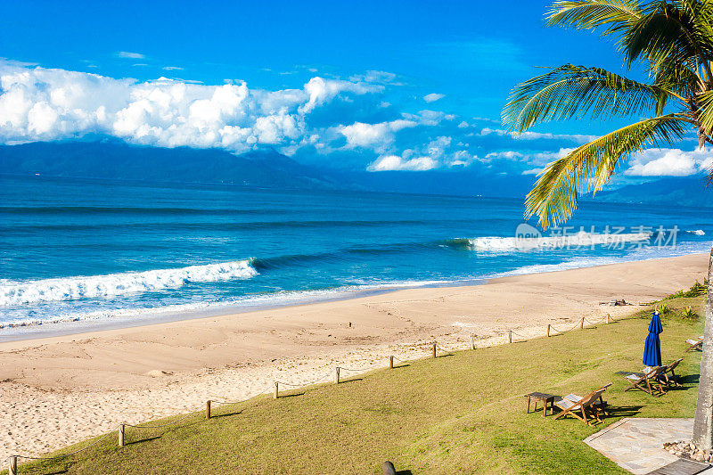 巴西圣保罗卡拉瓜塔图巴海滩