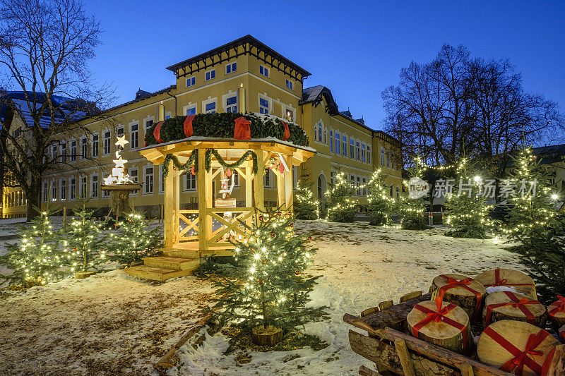 Kitzbühel在圣诞节-奥地利