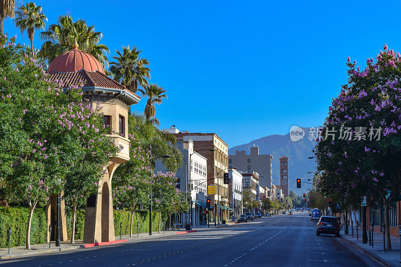帕萨迪纳，加州的街景
