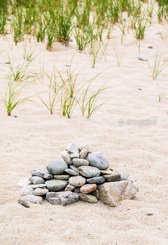 海滩上的岩石