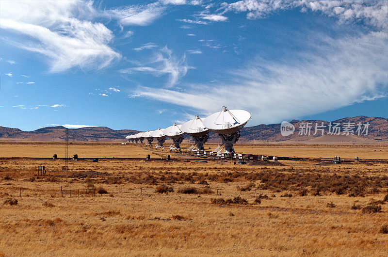 美国新墨西哥州的非常大的射电望远镜阵列。