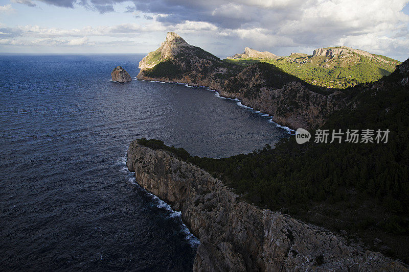 马略卡岛巴利阿里群岛的福门托角