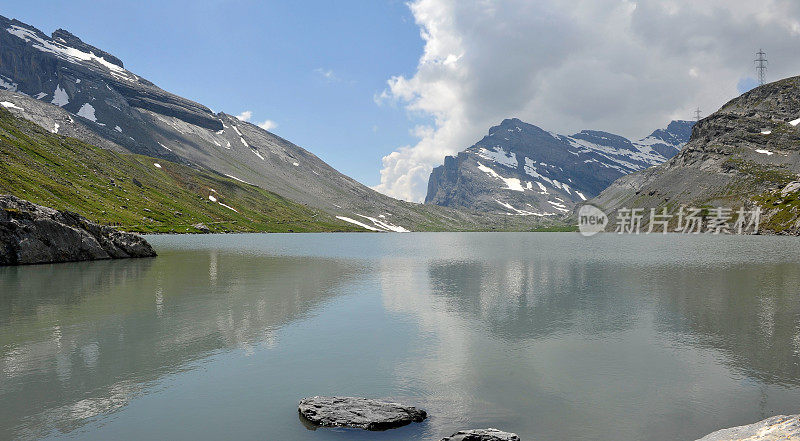 瑞士瓦莱州的Daubensee