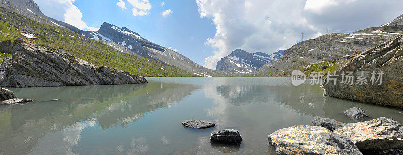 瑞士瓦莱州的Daubensee