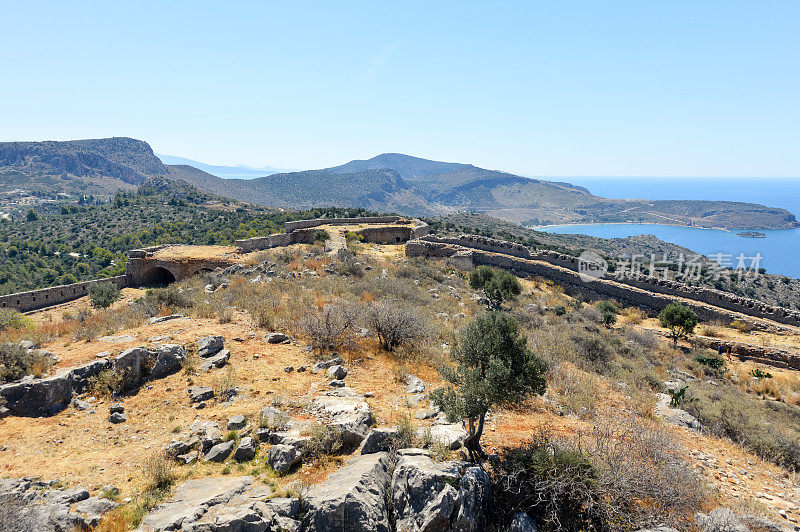 希腊纳夫普利奥的古帕拉米迪要塞