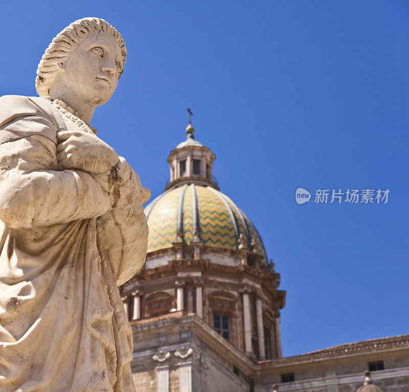 比勒陀利亚广场，巴勒莫，西西里岛