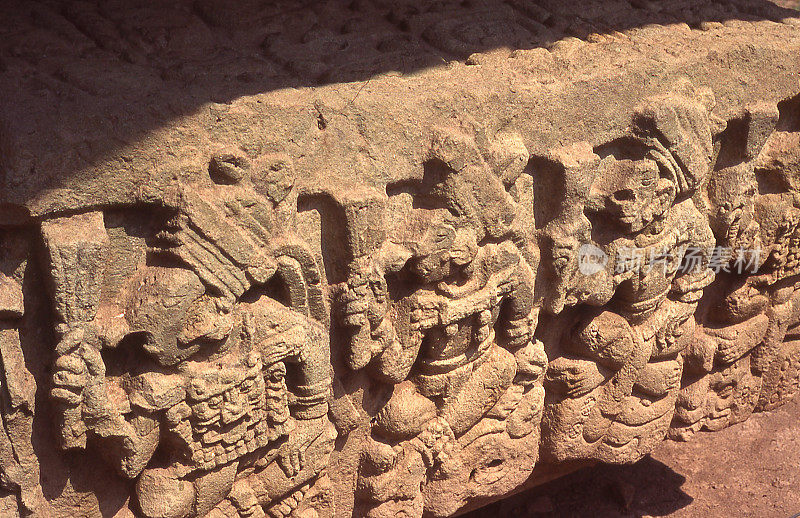 玛雅石雕科潘遗址洪都拉斯特写