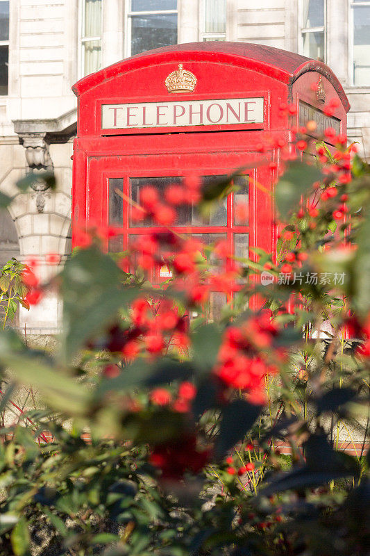 伦敦塔哈姆莱茨的电话亭