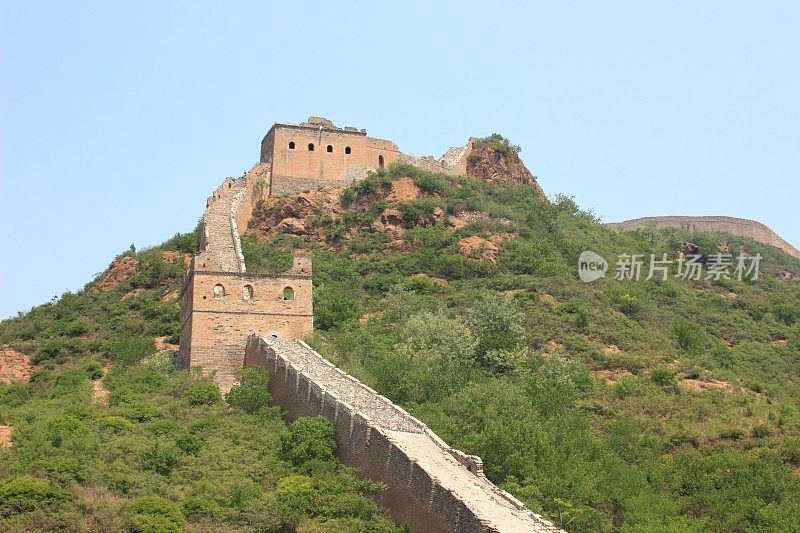 夏天的长城，中国金山岭