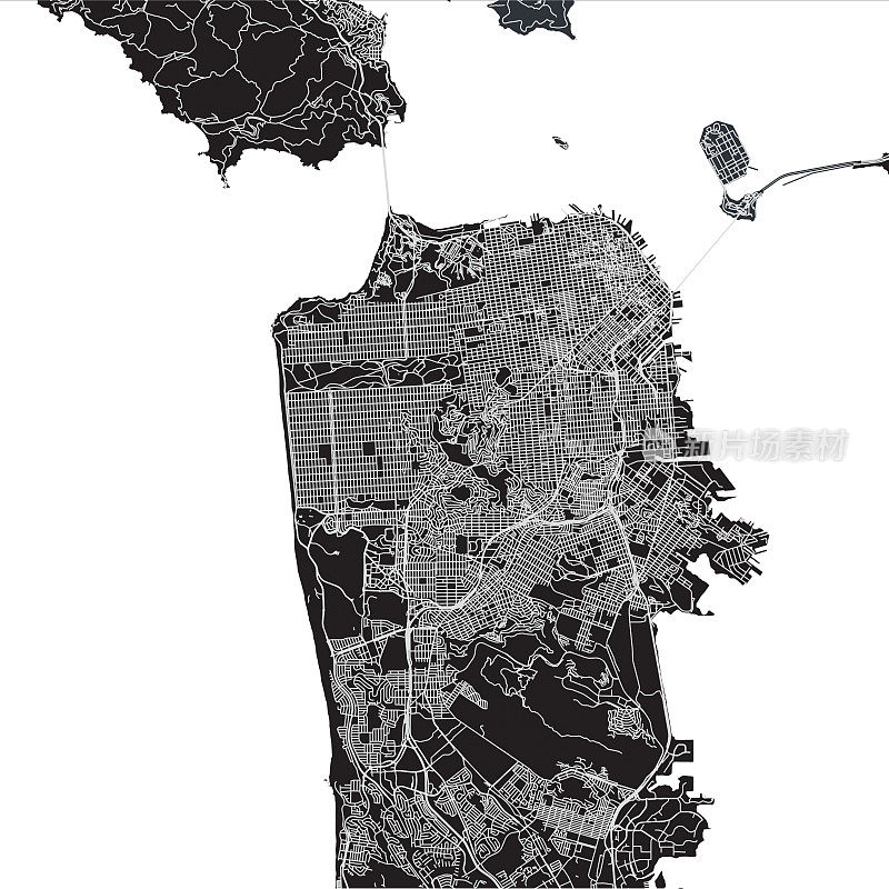 旧金山城市地图