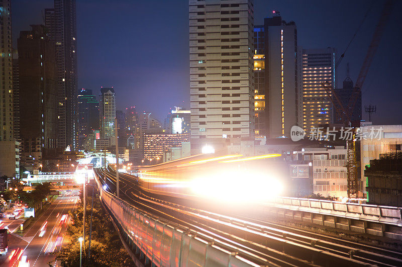 泰国曼谷的轻轨