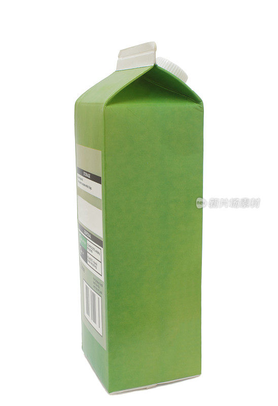 绿色纸板苹果汁饮料纸盒