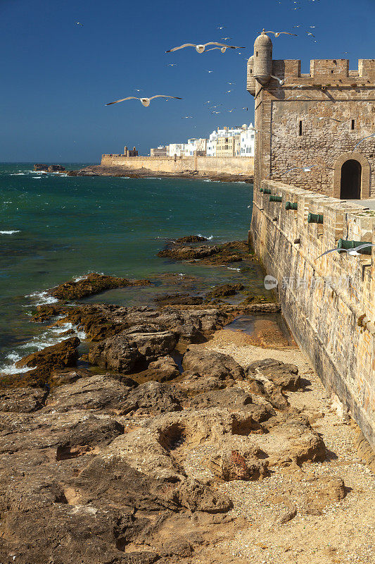 摩洛哥的Essaouira城堡