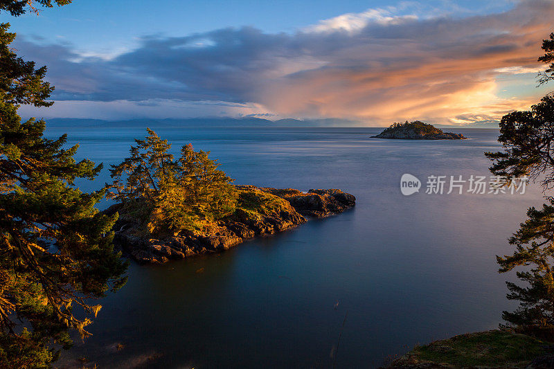 温哥华岛东苏克海景