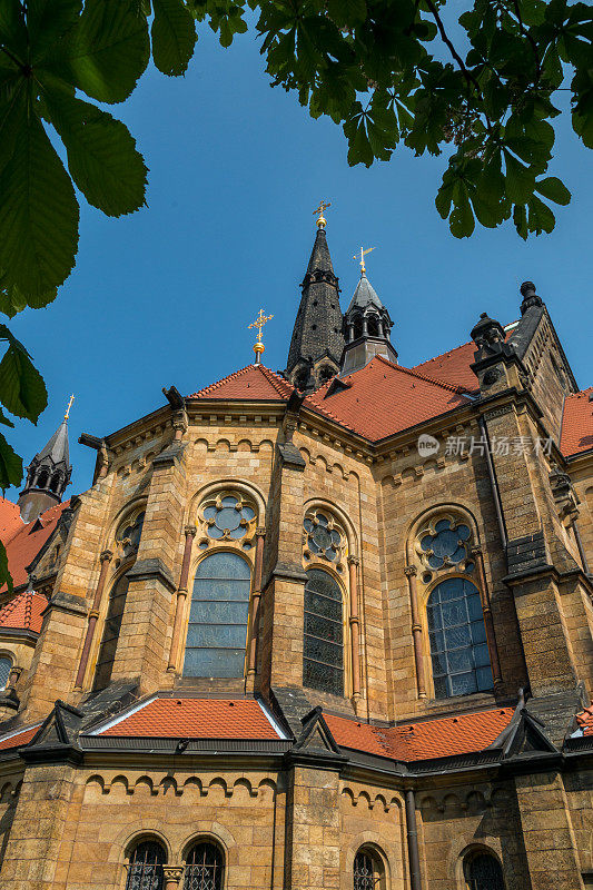 位于德累斯顿的加尼松教堂(Garnisonkirche)看起来像一座中世纪童话般的城堡