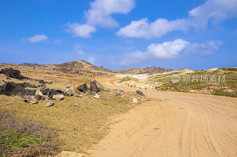 阿鲁巴岛，北部内陆景观