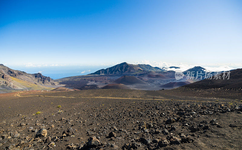 夏威夷毛伊岛的哈雷阿卡拉火山