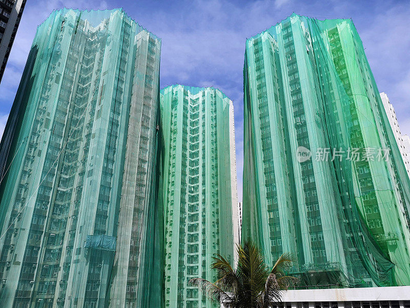 香港鱼涌的住宅建筑